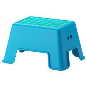 IKEA BOLMEN Step stool, blue
